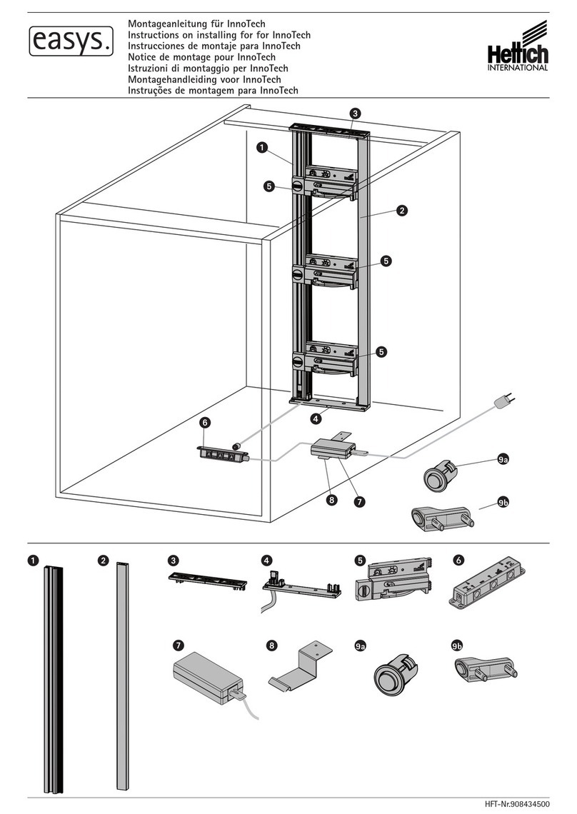 Hettich Easys InnoTech Instruction Manual