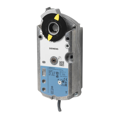 Siemens OpenAir GMA 1 Series Mounting instructions