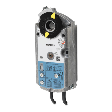 Siemens OpenAir GMA 1 Series Installation guide