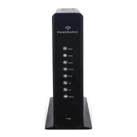 COX Panoramic Wifi Gateway Quick start instructions