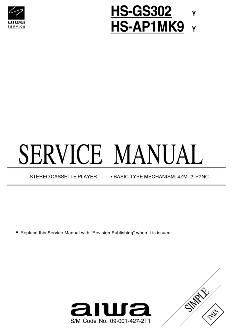 Aiwa HS-GS302 Service manual