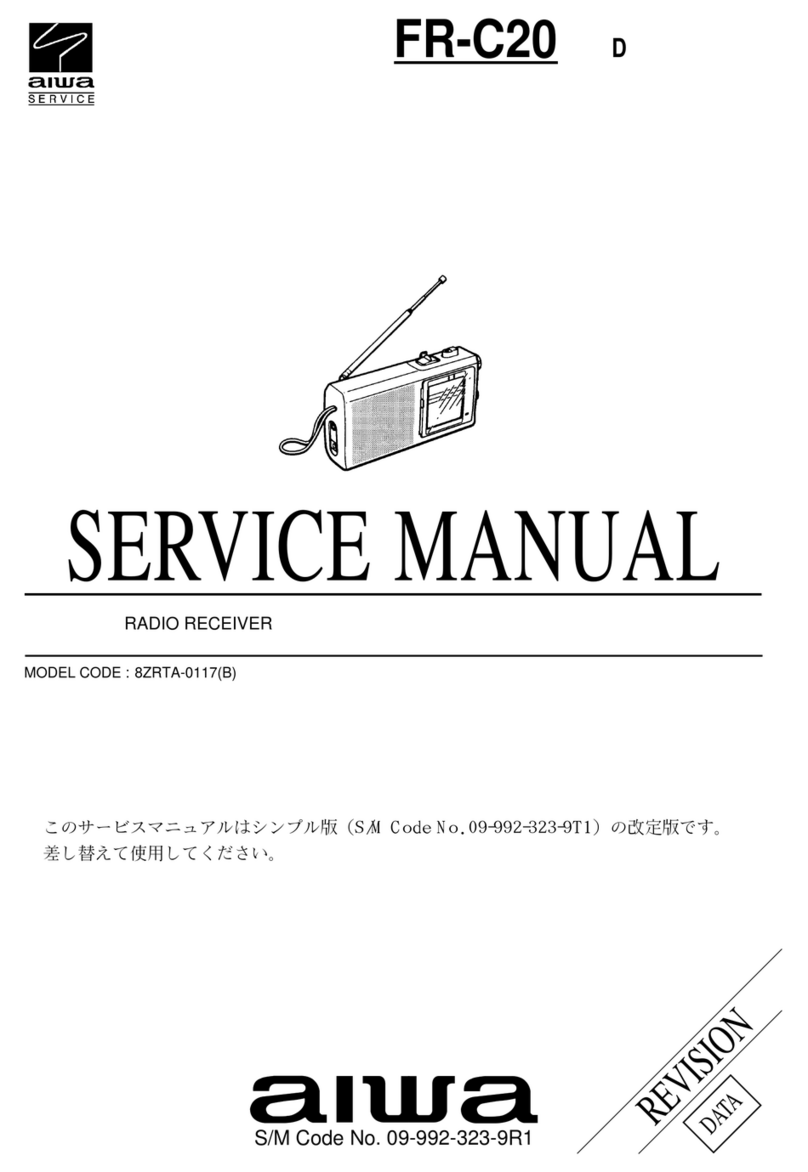 Aiwa FR-C20 User manual