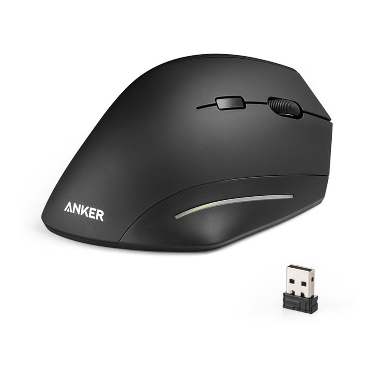 Anker Wireless Vertical Mouse instruction manual