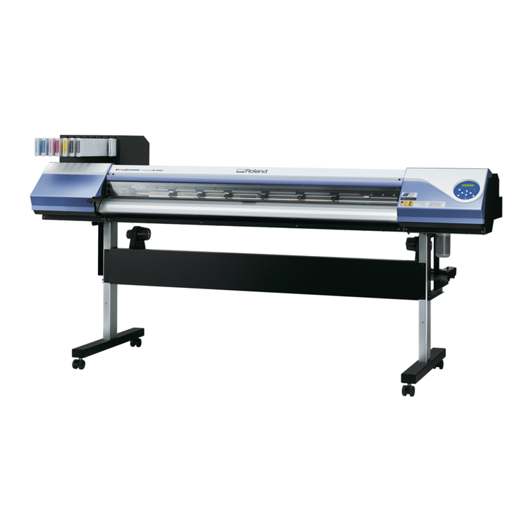 Roland VS-640i Operating and maintenance manual