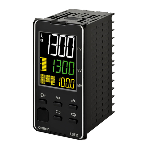 Omron E5ED User manual Omron E5ED User manual