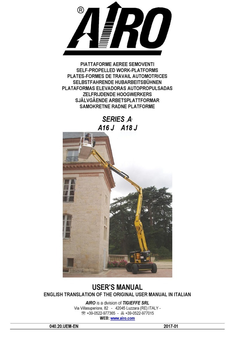Airo A16 J Series user manual