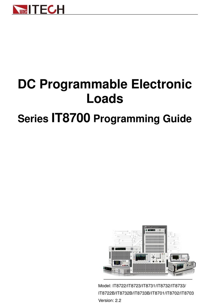 I-Tech IT8700 Series Operating instructions
