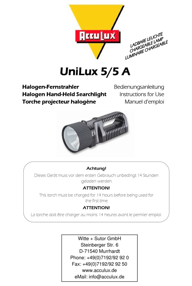 AccuLux UniLux 5 User manual