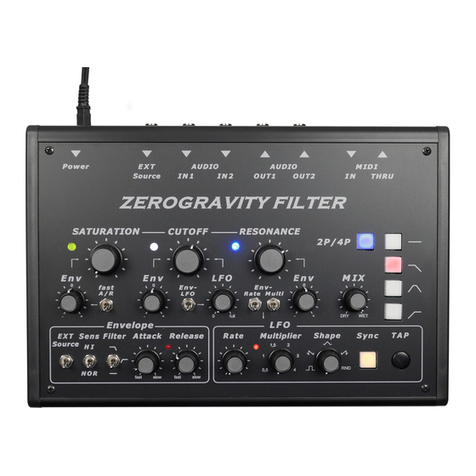 ZeroGravity Audio ZeroGravity Filter user guide ZeroGravity Audio ZeroGravity Filter user guide