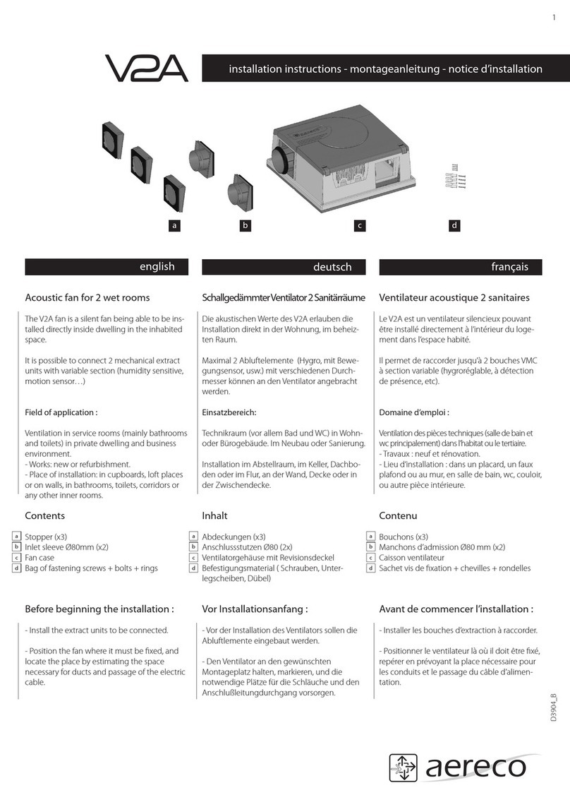 Aereco V2A User manual