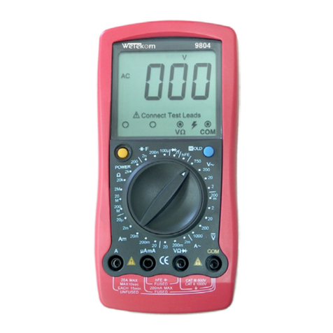Wetekom 9804 instruction manual