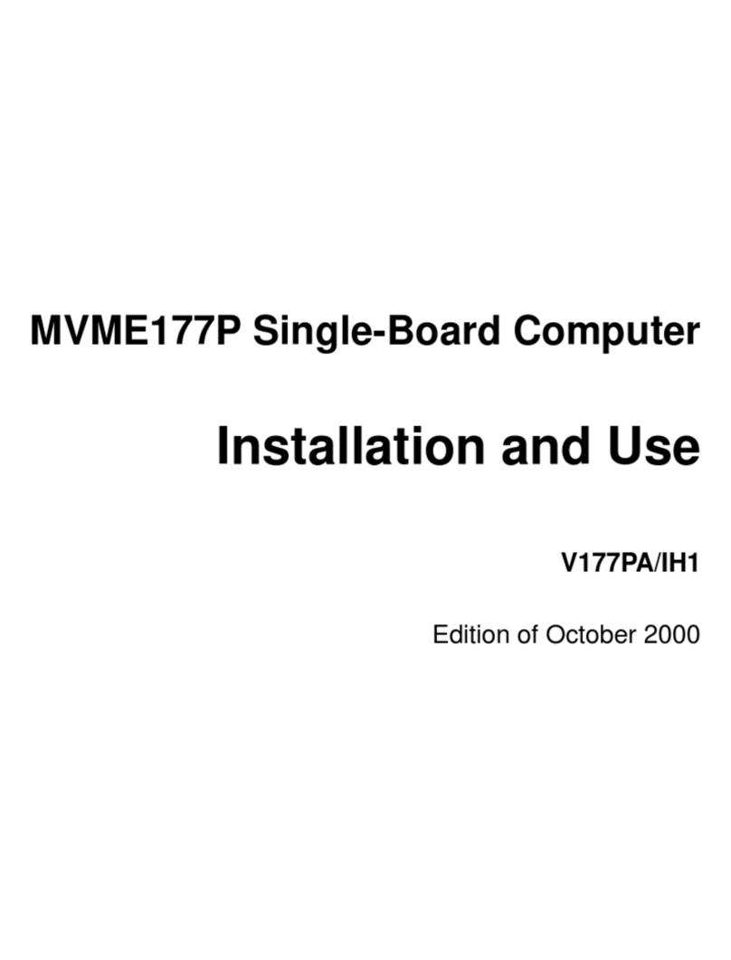 Motorola MVME177P Quick start guide