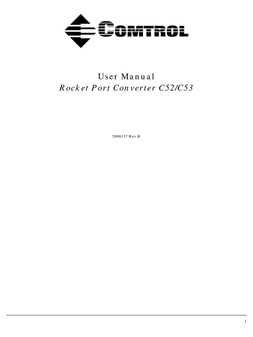 Comtrol Rocket Port C52 user manual