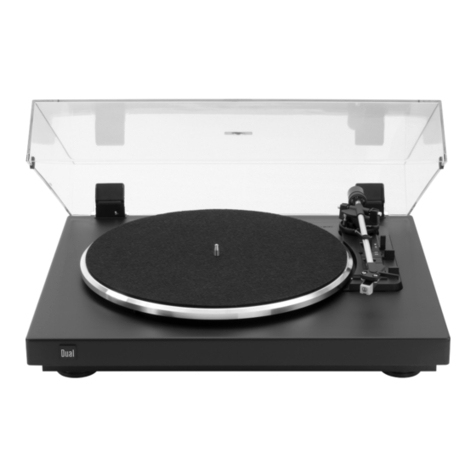 Dual CS 458 User manual