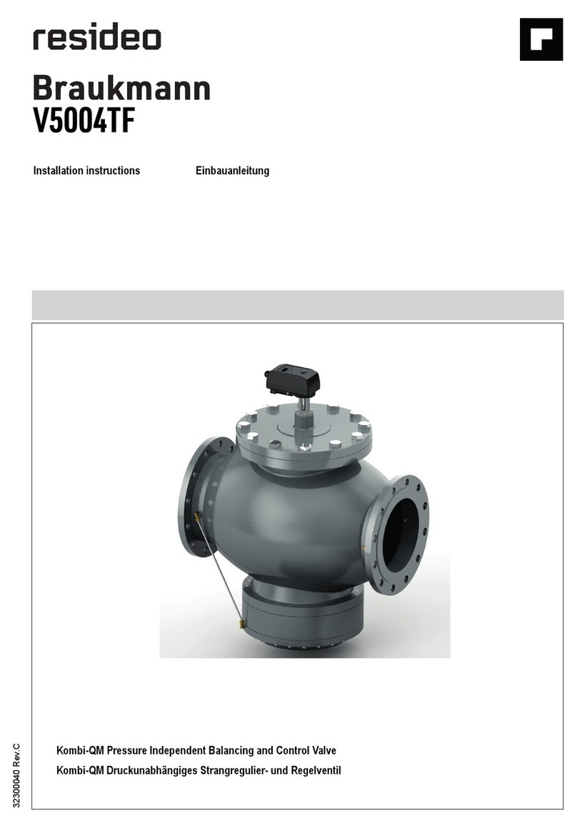 resideo Braukmann V5004TF Series User manual