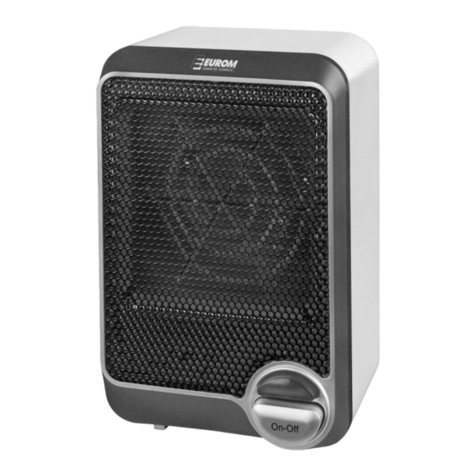 EUROM Fanheater 600 instruction manual