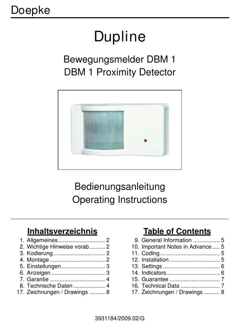 Doepke Dupline DBM 1 User manual