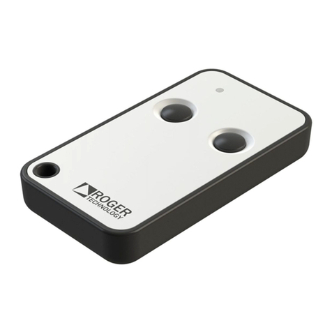 Roger Technology E80/TX52R/2 User manual