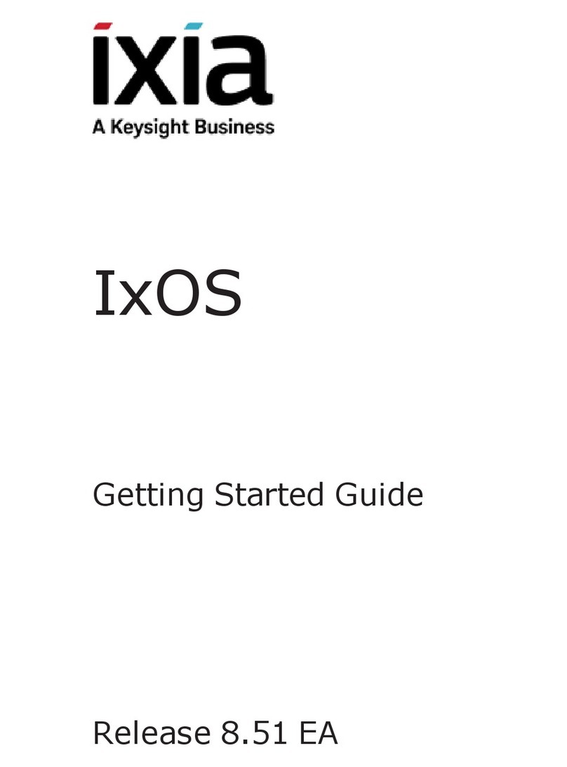 Keysight Ixia IxOS User manual