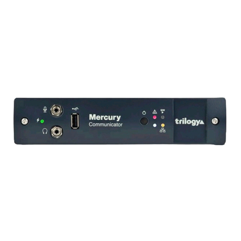 Clear-Com trilogy Mercury quick start guide