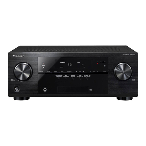 Pioneer VSX-1022-K User manual