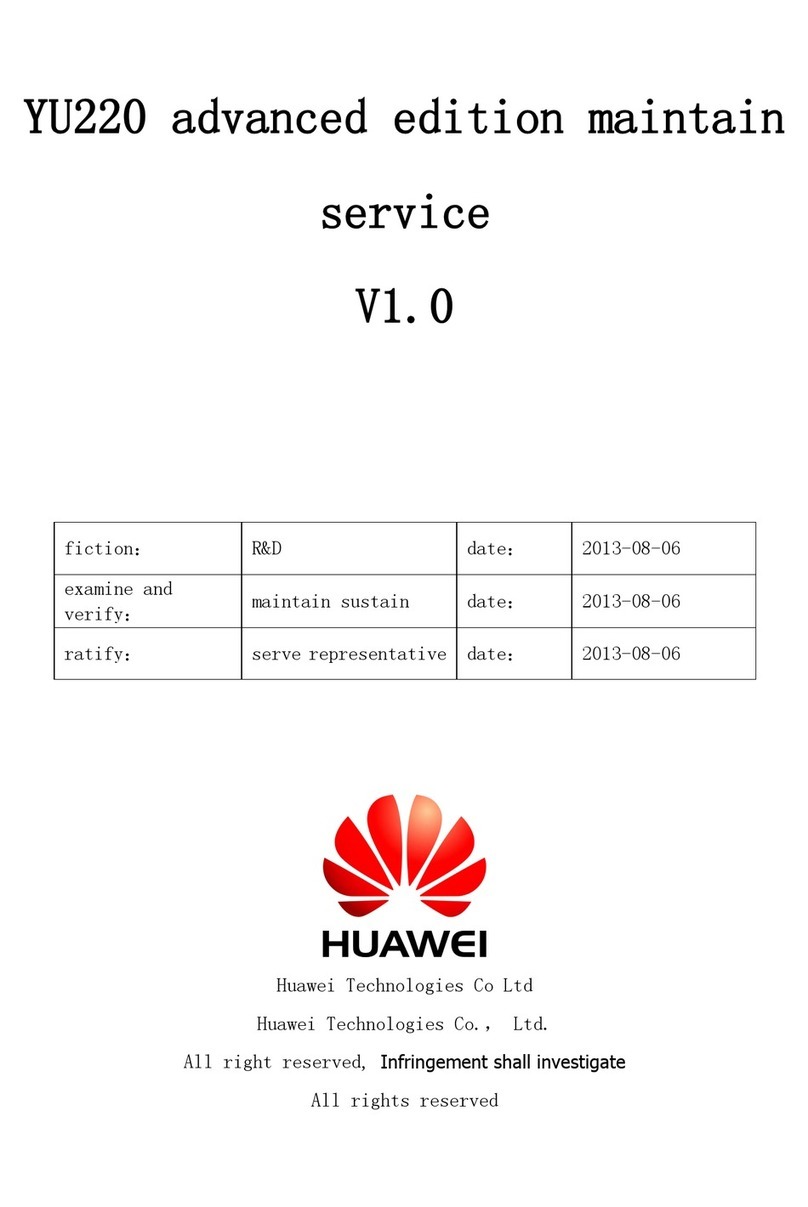 Huawei YU220 User manual Huawei YU220 User manual