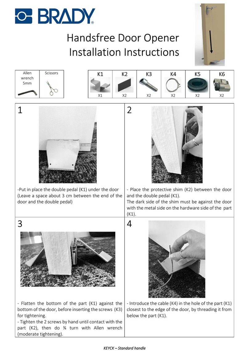 Brady KEYCK User manual