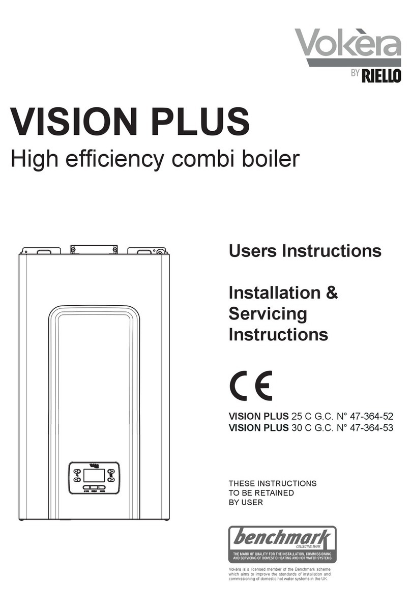 Riello VOKERA VISION PLUS Series User instructions