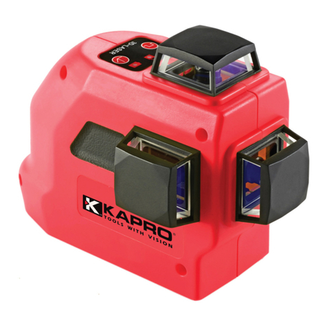 Kapro Prolaser 3D All-Lines 883 User manual Kapro Prolaser 3D All-Lines 883 User manual