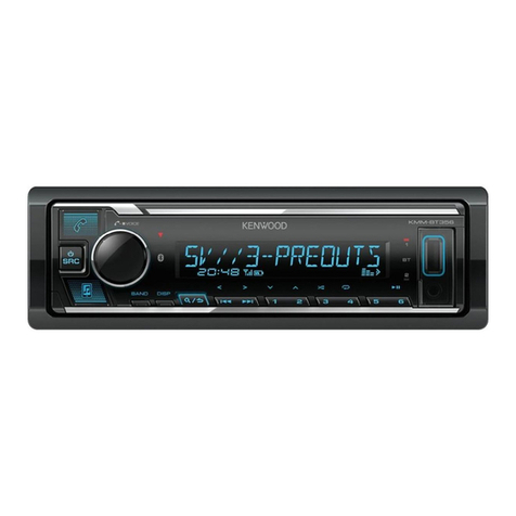 Kenwood KMM-BT356 User manual Kenwood KMM-BT356 User manual