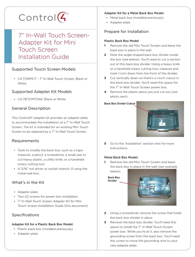 Contro l4 C4-7IETOMTSAK User manual