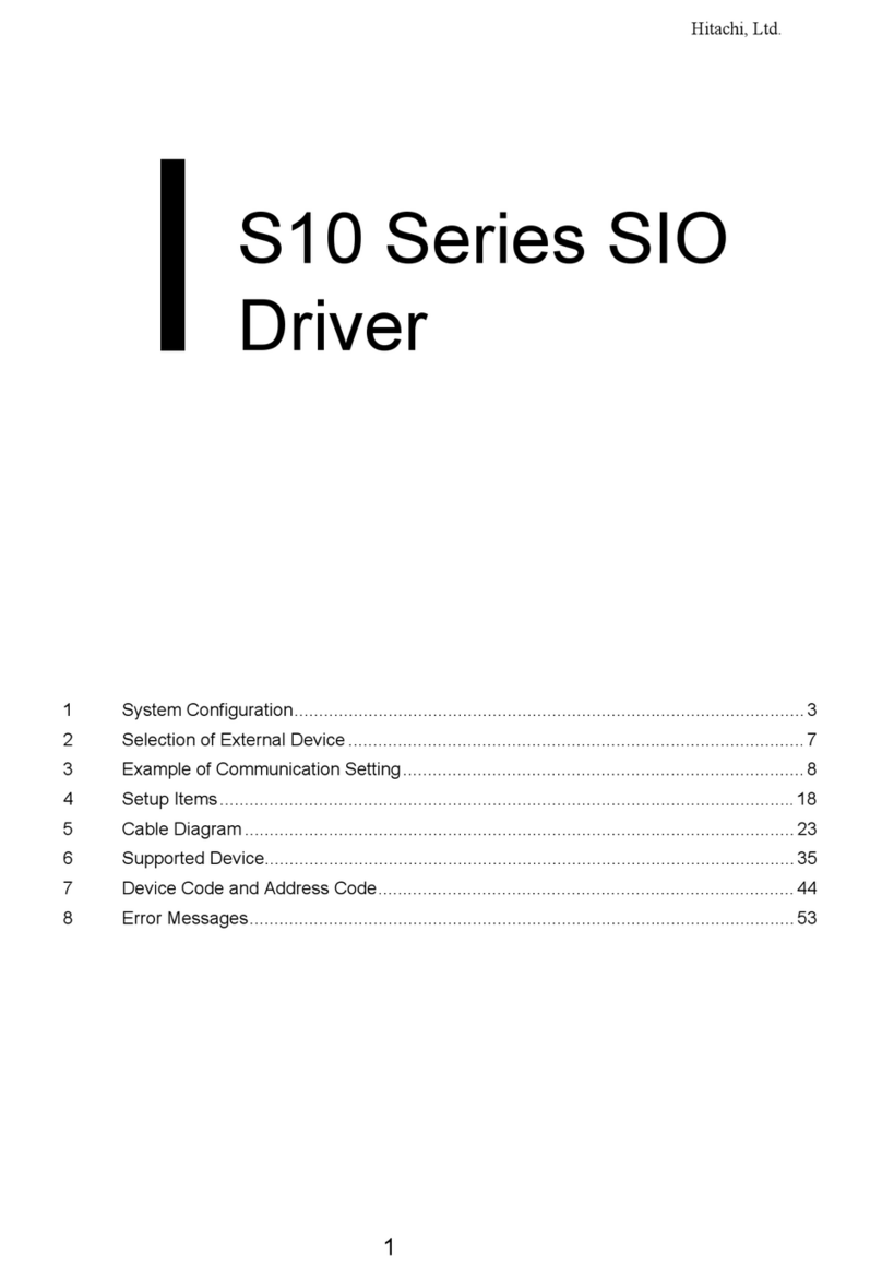 Hitachi S10 Series manual