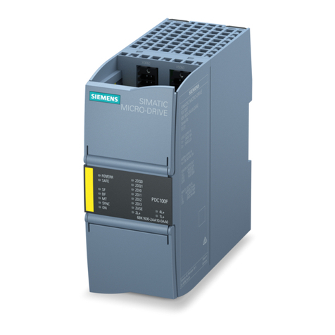 Siemens SIMATIC MICRO-DRIVE PDC1000 Technical Document