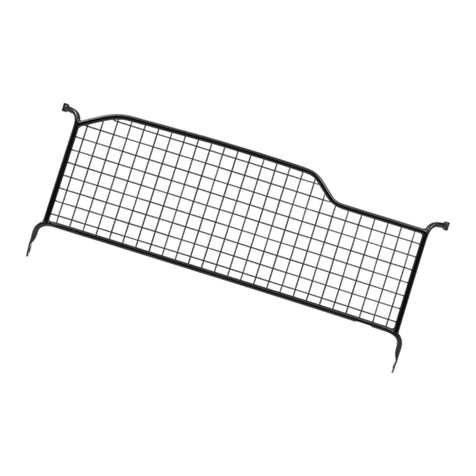 KODA Yeti Trunk grille Fitting instructions