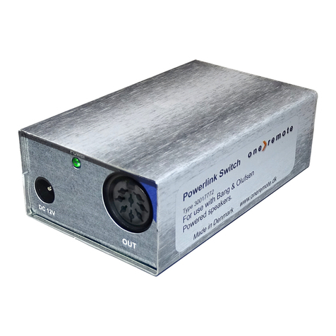 One Remote PowerLink 30017772 User manual