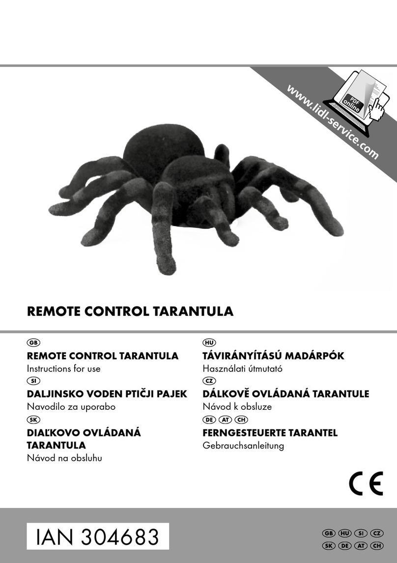 DELTA-SPORT REMOTE CONTROL TARANTULA Instructions for use