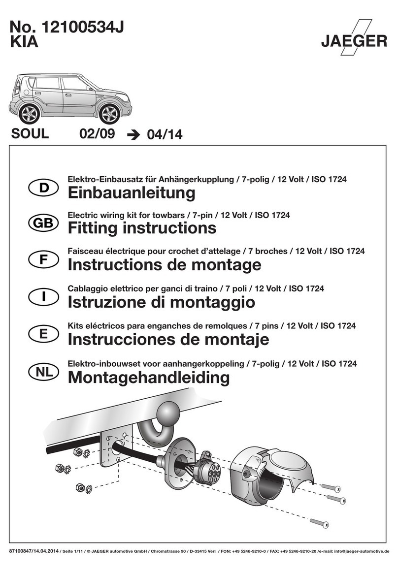 Jaeger 12100534J Fitting instructions