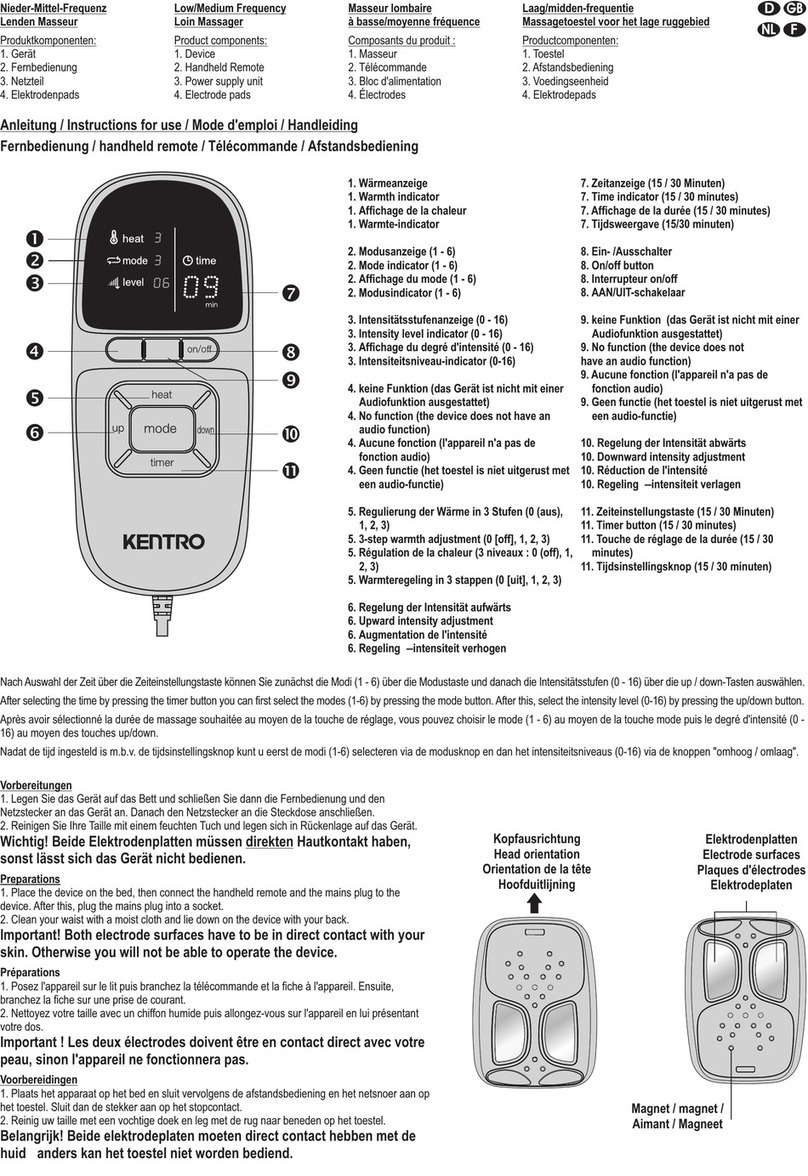 Kentro 93204-KTR-301 Instructions for use