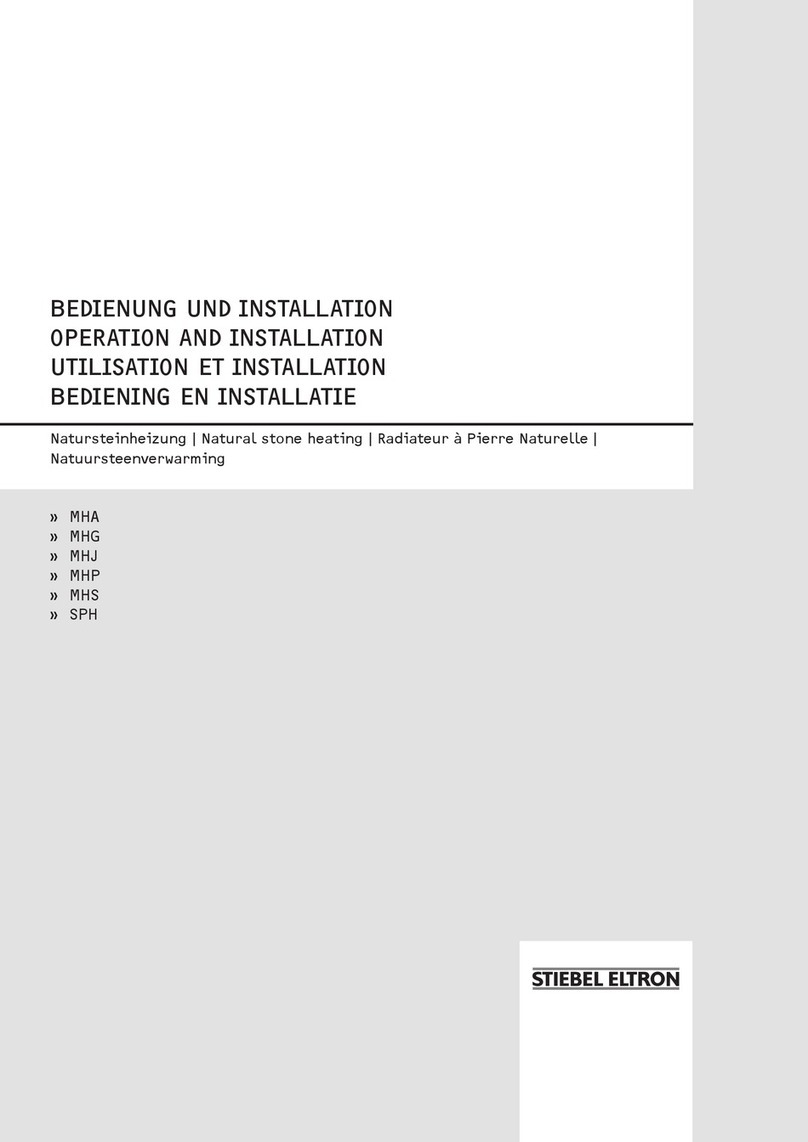 STIEBEL ELTRON MHA Series Operation and installation STIEBEL ELTRON MHA Series Operation and installation