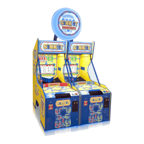 Bay Tek Games SINK IT SHOOTOUT! User manual Bay Tek Games SINK IT SHOOTOUT! User manual