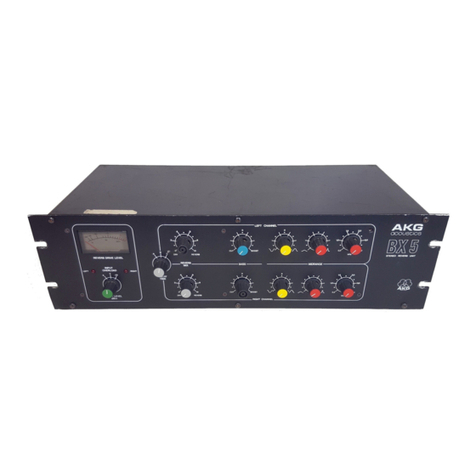 AKG BX5 Operating and service instructions