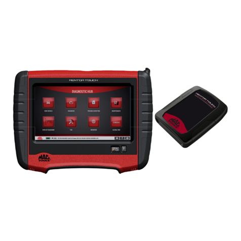 Bosch Mac Tools Mentor Touch ET750 operating instructions