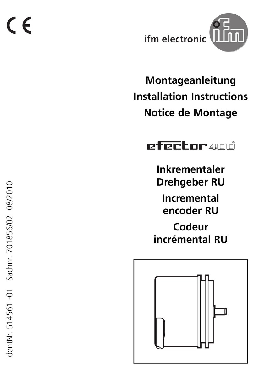 IFM Efector 400 RU User manual