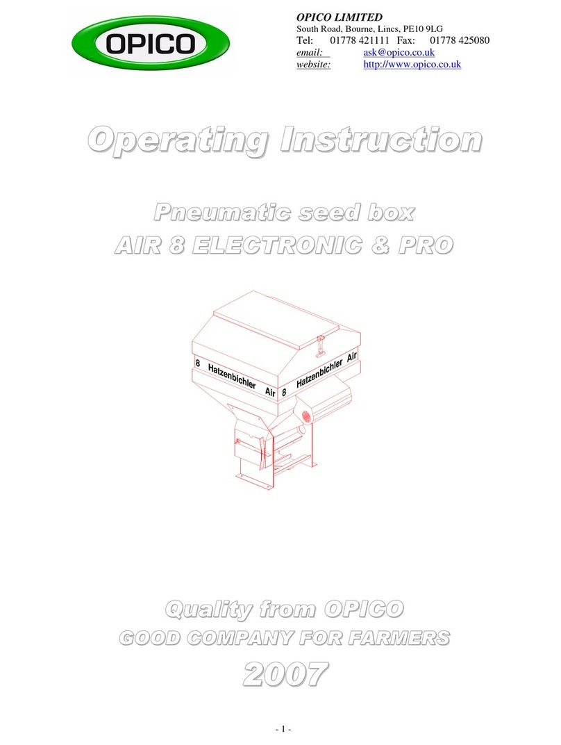 Opico Air 8 Electronic operating instructions