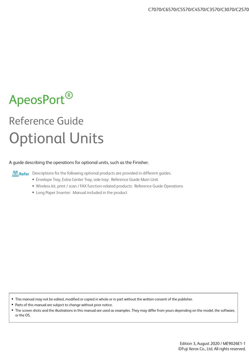 Fuji Xerox ApeosPort C7070 User manual