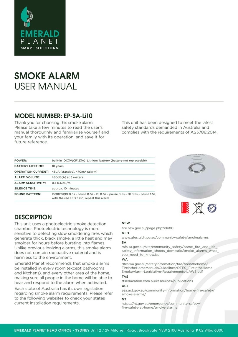 Emerald Planet EP-SA-Li10 User manual