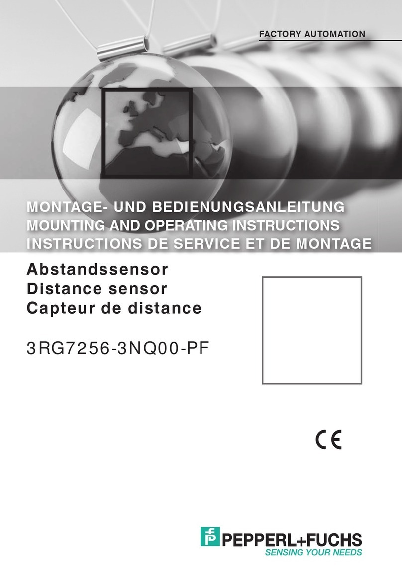 Pepperl+Fuchs 3RG7256-3NQ00-PF Service manual Pepperl+Fuchs 3RG7256-3NQ00-PF Service manual