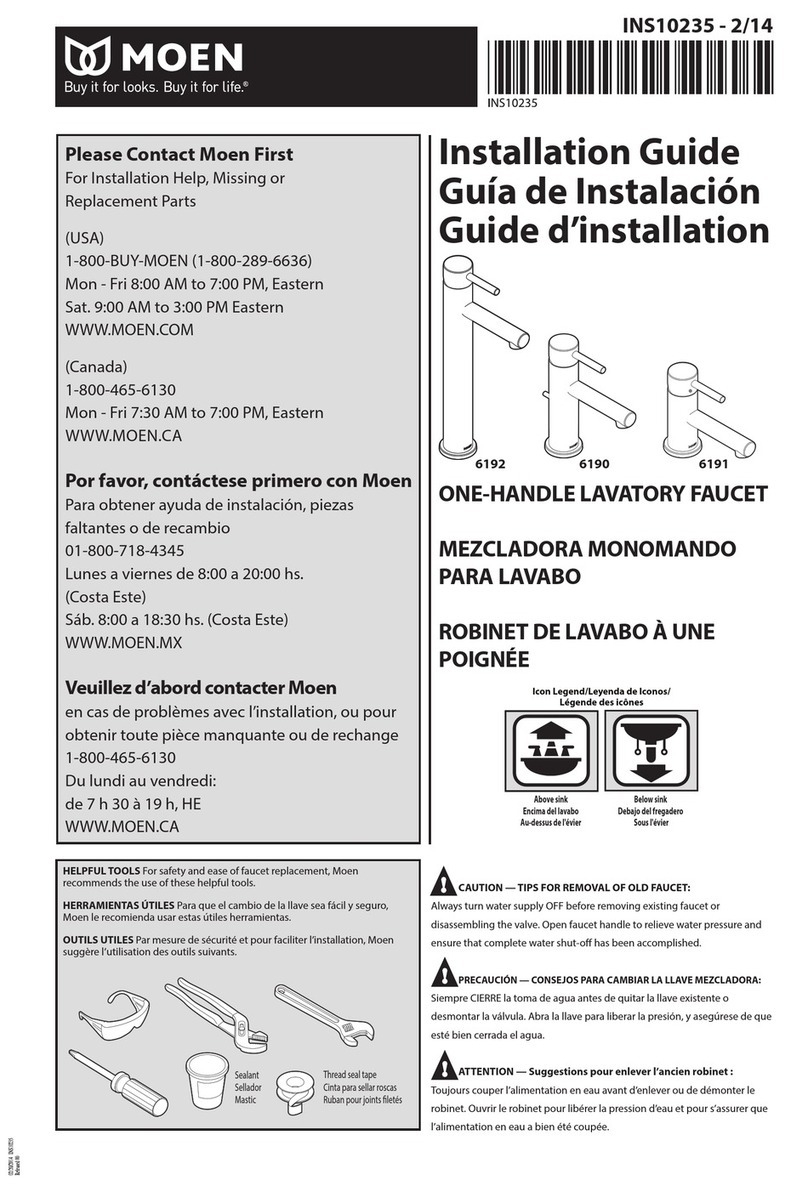 Moen 6192 User manual