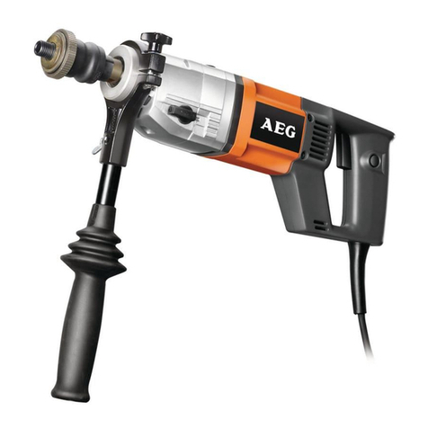 AEG DB 1500-2 XE User manual AEG DB 1500-2 XE User manual