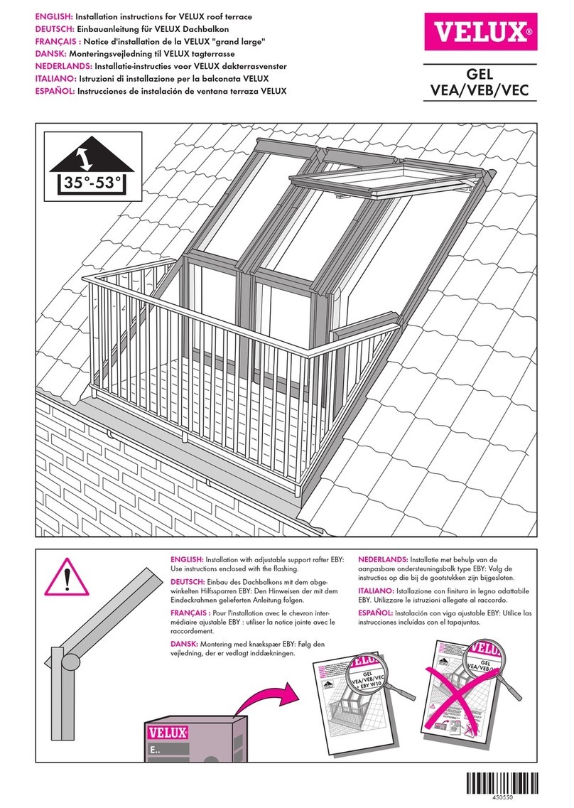 Velux GEL VEA installation instructions